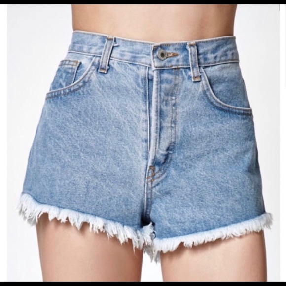 Brandy Melville Pants - Brandy Melville John Galt Denim Hi-rise Shorts M